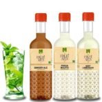 Dhampure Speciality Vodka Rum Gin Mocktail Cocktail Mixer For Adult - Mint Lemonade, Fresh Mojito & Ginger Ale (Pack Of 3), 900Ml - Fast UK Delivery - Image 2
