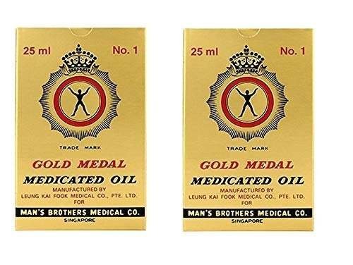 uk51bVS1TW1L-1.jpg Axe Brand Universal oil Gold Medal From Singapore Rheumatic Pains/Blocked Noses/Stomach-Aches (25 ml and 25 ml) Pack of 2 - Fast UK Delivery - Image 1