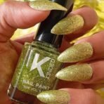 KINDED Nail Paint Long Lasting Lacquer Nail Art Nail Polish Enamel Nail Polish Glitter Topper Coat for Girls Women (9 ml, Glittery Finish, Shade 46 Glitz Kiwi Green) - Fast UK Delivery - Image 4