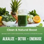 Rooted Actives Super Greens Ultimate Health Powder | 22 vital greens & Fruits, 1 billion probiotics, 5 Enzymes, 5 Mushrooms (No Added Sugar) | Supports Gut Health, Energy, Immunity - 250 Grams - Fast UK Delivery - Image 6