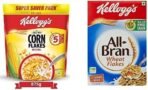Kellogg's Corn Flakes Original, High in Iron, High in B Group Vitamins, Breakfast Cereals, 900g/875g (weight may vary) & All Bran Wheat Flakes, 440g - Fast UK Delivery - Image 2