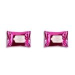 Colorbar On The Go Makeup Remover Wipes (10 Pieces) | Infused with aloe vera, chamomile, and glycerin | Hydrate and nourish your skin (Pack of 2) - Fast UK Delivery