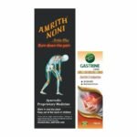 Amrith Noni Gastrine 150ml & Artho Plus 750ml - Harness the Power of Nature for Digestion & Joints