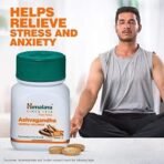 Himalaya Ashvagandha General Wellness Tablets | Stress Relief | Rejuvenates Mind & Body - 60 Tablets - Image 5