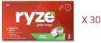 RYZE Nicotine Gums | Fresh Fennel | 2mg | Helps in Quitting Smoking and Chewing Tobacco | Soft Chew | 3 Gums each x Pack of 30