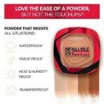 L'Oreal Paris Infallible 24H Fresh Wear Foundation in a Powder, 20 Ivory, 9g, Waterproof, sweatproof & transferproof formulation, 24H long-lasting, unshakable foundation - Fast UK Delivery - Image 3