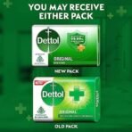 Dettol Original Germ Protection Bathing Soap Bar (300gm) | Kills 99.99% germs, 75gm - Pack of 4 - Fast UK Delivery - Image 7