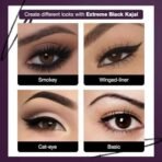 Hilary Rhoda Extreme Black Kajal | Waterproof Kajal | Smudge-proof Kajal | 24HR Stay Kajal | Single Stroke Kajal | Kajal Eyeliner | Deep Black Pigmented Kajal | Matte Finish Kajal | 0.35g - Fast UK Delivery - Image 6