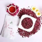 Tea Aroma Himalayan Rose Tea | Organic Rose from Kashmir | Caffeine-Free & Soothing Herbal Tea for Relaxation | 100% Natural - Fast UK Delivery - Image 3