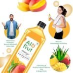 Alo frut Mango Fruit Drink with Tasty Aloevera Chunks & Juice | Goodness of Mango and Aloevera | Ready-to-Serve Fruit Juice - 150 ml (Pack of 50) - Fast UK Delivery - Image 7