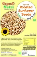 OrganoNutri Roasted Sunflower Seeds | Spiced - Pudina-Lemon-Black Pepper | Premium Roast | 450g - Fast UK Delivery - Image 3