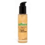 mCaffeine Coffee Body Shimmer for a Glam Ready Skin with Hyaluronic Acid | Soft Glitter & Oil-Free Hydration | Lightweight & Non-Greasy Body Shimmer for Long-lasting Shiny & Matt Finished Look - Fast UK Delivery
