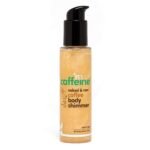 mCaffeine Coffee Body Shimmer for a Glam Ready Skin with Hyaluronic Acid | Soft Glitter & Oil-Free Hydration | Lightweight & Non-Greasy Body Shimmer for Long-lasting Shiny & Matt Finished Look - Fast UK Delivery
