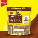 Kellogg's Chocos, High in Protein, B Vitamins, Calcium And Iron, 1.2kg Pack + Kellogg's Muesli with 20% Nuts Delight Pouch, 500 g - Fast UK Delivery - Image 4