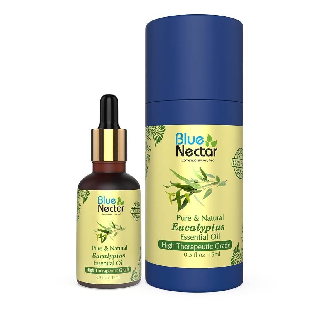 uk51cxlavq70L-1.jpg Blue Nectar Eucalyptus Essential oil for Aromatherapy and oil diffuser 15ml - Image 1