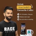 RAGE COFFEE Whole Freshly Roasted Coffee Beans Packet | Medium Dark Roasted | Made With 100% Arabica Freshly Roasted Coffee Beans (Medium Dark Roast) (90:10, 500Gm) - Fast UK Delivery - Image 3