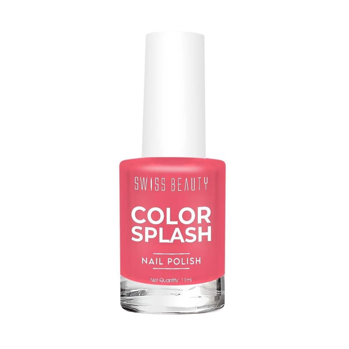 uk51dP5FRrvIL-1-1.jpg Swiss Beauty Color Splash Nail Polish with Glossy Gel Finish | Non-Chipping, Quick drying, Long-Lasting Nail paint | Shade- 07, 15ml - Fast UK Delivery - Image 1