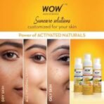 WOW Skin Science Sunscreen Gel For Dry Skin | SPF 50 PA++++ | With Aloe Vera & Hyaluronic | Hydrates Skin | Lightweight | Quick Absorbing | No White Cast | UVA & UVB Protection | 50 ml |Pack of 3 - Fast UK Delivery - Image 3