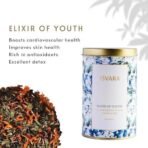 ISVARA TEA BUNDLES | Skincare Teas (Pack of 4 tea tins) | White Fusion, Elixir of Youth, The Herb Basket, Coral Glow | 160gm - Fast UK Delivery - Image 6