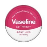 Vaseline Lip Tins Rosy Lips, 17 g | Provides Hydration, Sheer Pink Tint & Glossy Shine - Fast UK Delivery