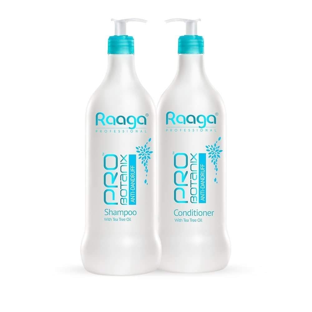 uk51dicc6nE8L-1-1.jpg Raaga Professional Pro Botanix Shampoo | 1000 ml & Raaga Professional Pro Botanix Conditioner | 1000 ml | Anti Dandruff - Fast UK Delivery - Image 1