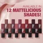 Hilary Rhoda Matte About You Lipstick | Long Lasting & Highly Pigmented Lipstick | Glides Smoothly | Matte Finish | One Stroke Application | Cruelty-Free & Vegan - 3g (Caramel Kiss - Shade 12) - Fast UK Delivery - Image 6
