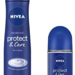Nivea Men & Women Fresh Scent Deodorant Roll On, Protect & Care, 50Ml And Fresh Scent Deodorant, Protect & Care, 150Ml, Pack Of 1 - Fast UK Delivery