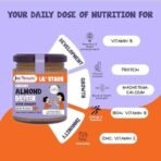 Jus' Amazin Lil Stars Almond Butter With Jaggery|1 Spoon(6G) = 5 Almonds|Yummy, Clean & Nutritious Almond Butter For Kids|90% Almonds, No Refined Sugar|No Chemicals, No Hydrogenated Fats - 200 Gram - Fast UK Delivery - Image 5