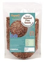 OrganoNutri Roasted Flax Seeds | Spiced - Lemon Pepper Ajowain | 900g Alsi for Eating | Premium Roast - Fast UK Delivery