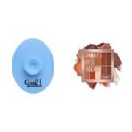 Glam 21 Silicone Face Cleanser Scrubber (Small) Shades of Trend Eyeshadow Palette 10 Highly Pigmented Shades |Smudge Free & Long-Lasting| Shimmery Finish| 4gm - Shade -01 - Fast UK Delivery