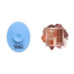 Glam 21 Silicone Face Cleanser Scrubber (Small) Shades of Trend Eyeshadow Palette 10 Highly Pigmented Shades |Smudge Free & Long-Lasting| Shimmery Finish| 4gm - Shade -01 - Fast UK Delivery