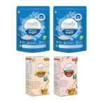 Diabliss Diabetic Friendly Sugar Pouch pack of 2, Masala & Ginger Tea Premixes Combo Pack - Low Glycemix Index Diabetic Friendly - Image 2