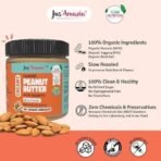 Jus' Amazin Classic Organic Peanut Butter (Creamy) with Jaggery (200g) | Yummy Clean Nutrition - 26% Protein | No Refined Sugar/Hydrogenated Fats/ Emulsifiers | 100% Organic Ingredients, 0% Chemicals - Fast UK Delivery - Image 5