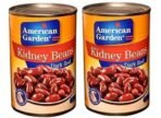American Garden Canned Beans Pack of 2-400gms (Kidney Beans) - Fast UK Delivery