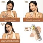 MyGlamm Super Serum Foundation - 202W Sunny, Light Coverage, Matte Finish For All Skin | Liquid Foundation With Hyaluronic Acid | 8 Hr+ Long Lasting & Hydrating Foundation With Spf 30-33 Gm - Fast UK Delivery - Image 5