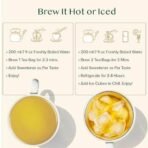 VAHDAM, Lemon Ginger Green Tea Bags - 50 Pyramid Tea Bags | Low Caffeine, Non-GMO, Gluten Free | Fruity Flavor - Zesty Lemon & Orange Peel | Resealable Ziplock Pouch | Brew Hot or Iced Tea - Fast UK Delivery - Image 6