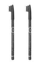 Fashion Colour Glimmerstick for Eyebrow 1.3g | Long Lasting Eyebrow Pencil | Soft Textured Natural Daily Look Eyebrow Makeup. Pack of 2 (Slate Grey) - Fast UK Delivery
