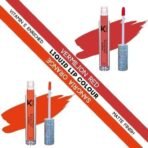 KINDED Liquid Lip Colour Vitamin E Enriched No Transfer Waterproof Long Stay Lipsticks Lip Gloss Set for Girls Women (Pack of 2, 6 ml each, Matte Finish, Shades Vermilion Red & Sangria Orange) - Fast UK Delivery - Image 3
