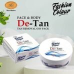 FASHION COLOUR Face and Body DE-TAN Removal Oxy Pack With Clove Oil, Pepermint Oil, Eucluptus Oil | De-tan Cream For Men & Women | For Legs, Arms, Underarms and Back | Detan Cream Pack for Tan Removal & Glowing Skin (200gm) - Fast UK Delivery - Image 3