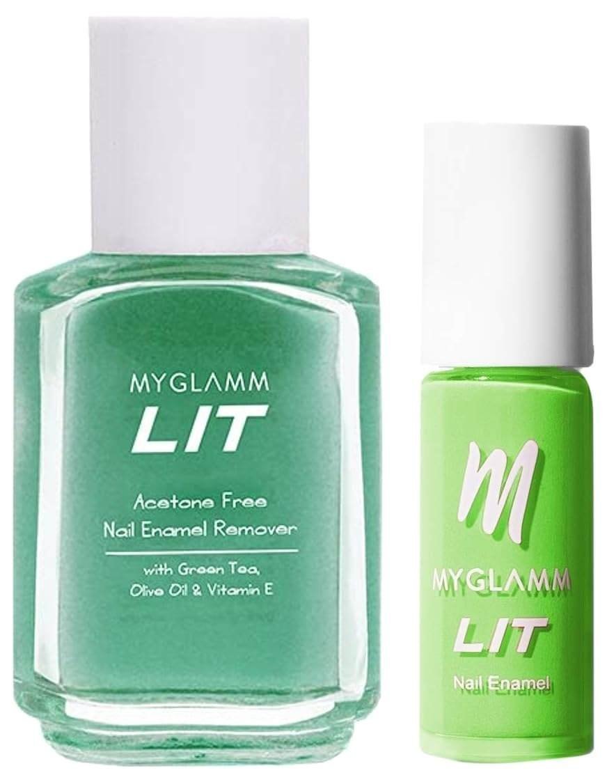 uk51ePlKdrCcL-1-1.jpg MyGlamm LIT Nail Enamel-Fomo-7ml & LIT Nail Enamel Remover-30ml - Fast UK Delivery - Image 1