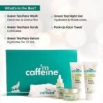 mCaffeine Green Tea Skin Care Gift Kit With Vitamin C | Face Care Gift Kit Set For Skin Glow - For Men & Women | Gift Kits | 100% Natural mCaffeine Products | Pack of 4 | mCaffein Gift kit With Pure Coffee For Skin - Fast UK Delivery - Image 4