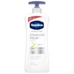 Vaseline Intensive Care Advanced Repair Lightly Scented Lotion Repair Heals Dry Skin 600Ml (U.K Product Imported) - Fast UK Delivery