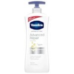 Vaseline Intensive Care Advanced Repair Lightly Scented Lotion Repair Heals Dry Skin 600Ml (U.K Product Imported) - Fast UK Delivery