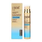 LAKME Sun Expert 1% Hyaluronic water-light Sunscreen gel SPF 50 Pa++++ Best for Oily Skin | Even toned & Glowing Skin | Non-Sticky| Helps reduce pigmentation | UVA/B Protection, No White Cast 56G - Fast UK Delivery