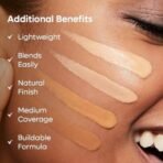 mCaffeine Serum Matte Medium Coverage All Skin Type Concealer for Face Makeup with Caffeine | Concealer for Dark Circles & Uneven Skin Tone | Concealer Stick For Women | Caramel Blend | 5ml - Fast UK Delivery - Image 5