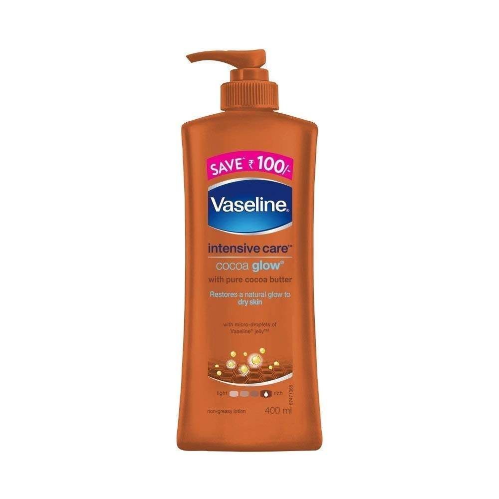 uk51euu03DzfL-1-1.jpg Vaseline Intensive Care Body Lotion - Cocoa Glow, 400ml Bottle - Fast UK Delivery - Image 1