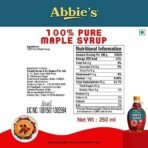 Abbie's Pure Maple Syrup, 334.6 g (250 ml - Pack of 2), Non GMO, Gluten Free, Product of Canada, Grade A,Rich Taste, Good for Pancakes, Waffles, Oatmeal, Granola, Frosting, Marinade Dressing - Fast UK Delivery - Image 6