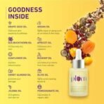 Plum Grape Seed & Sea Buckthorn Glow-Restore Face Oils Blend | Best Face Oil for Glowing Skin | Blend of 10 Natural Oils | 99.8% Natural & 100% Vegan | 30ml - Fast UK Delivery - Image 4