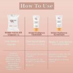 O3+ Radiance Skincare Combo With Bridal Facial Kit Vitamin C Glowing Skin 136g,Bridal Radiance Facewash 75g & Sunscreen 75g - Fast UK Delivery - Image 5