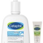 Cetaphil Hydrating foaming Face Wash, Cream to Foam Cleanser 236ml | Niacinamide, Pro-Vitamin B5 & and Aloe for Gentle Cleansing Moisturising Cream for Face & Body, Dry to Normal skin, 80 gm - Fast UK Delivery